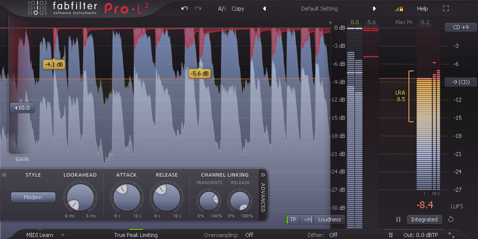 Plugin Fabfilter Pro-L2