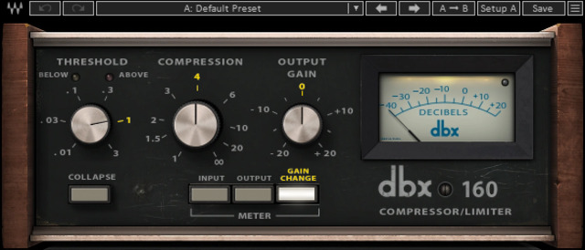 Plugin Waves dbx 160